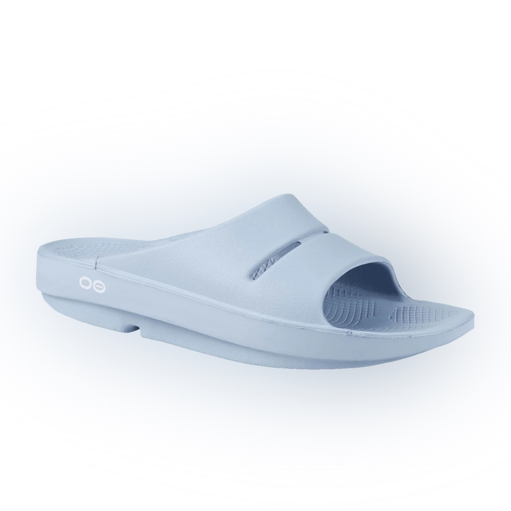 OOFOS Ooahh Slide Sandal Light Beige  Sz 13
